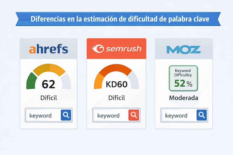 Dificultad SEO Según herramientas